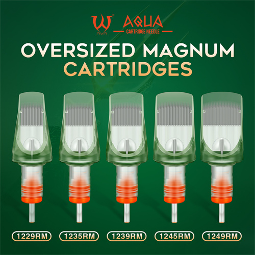 Oversize AQUA Cartridge needles12 (0.35mm) RM/CM